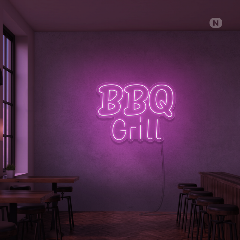 Neon Verlichting BBQ