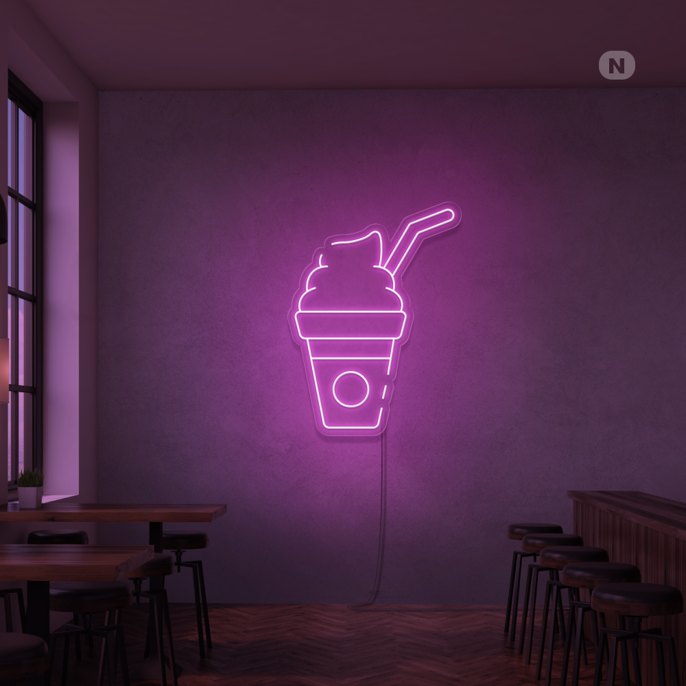 Toilet neon sign