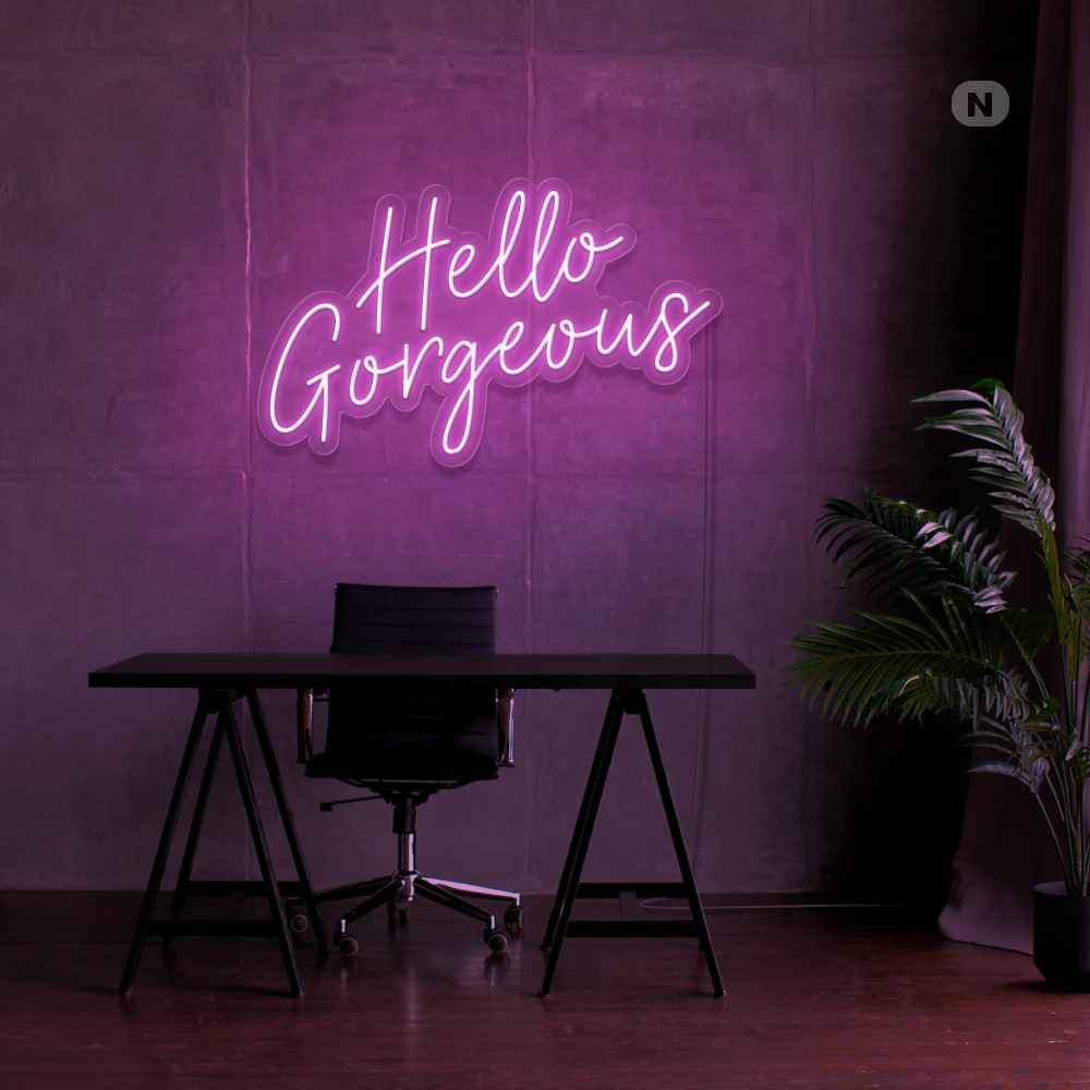 Neon Verlichting Hello Gorgeous