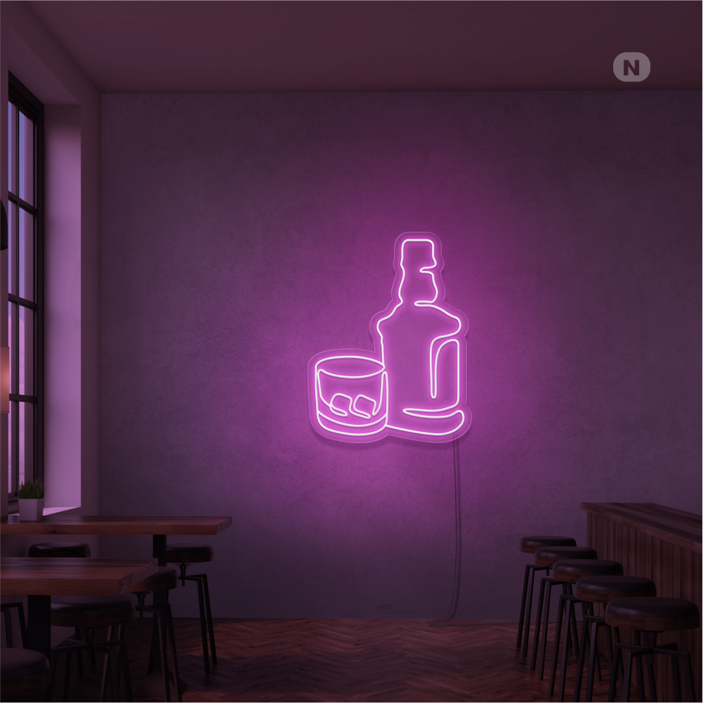 Neon Verlichting Whisky