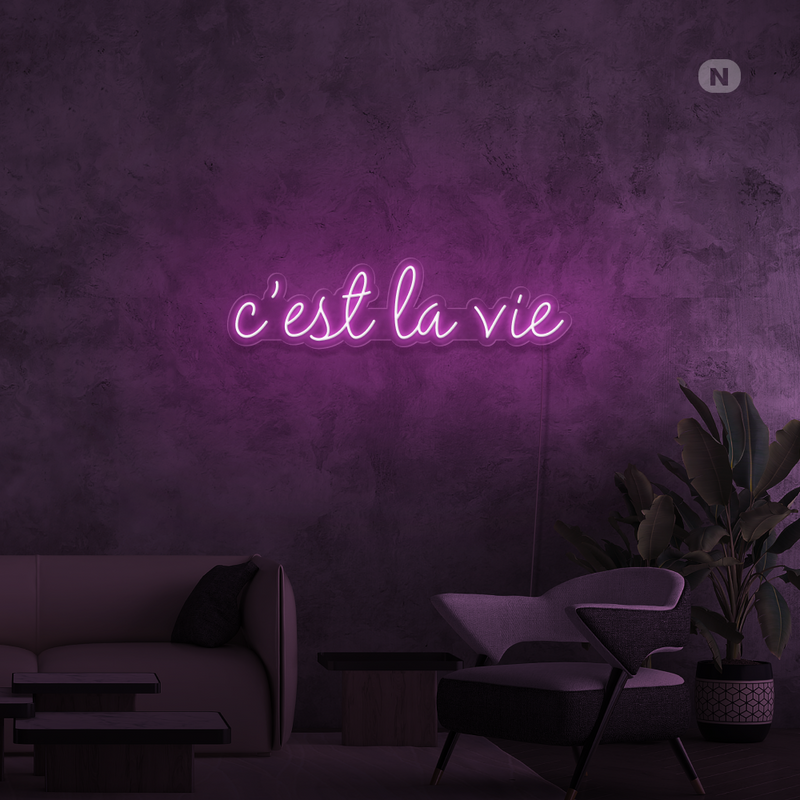 Neon Verlichting C'est La Vie