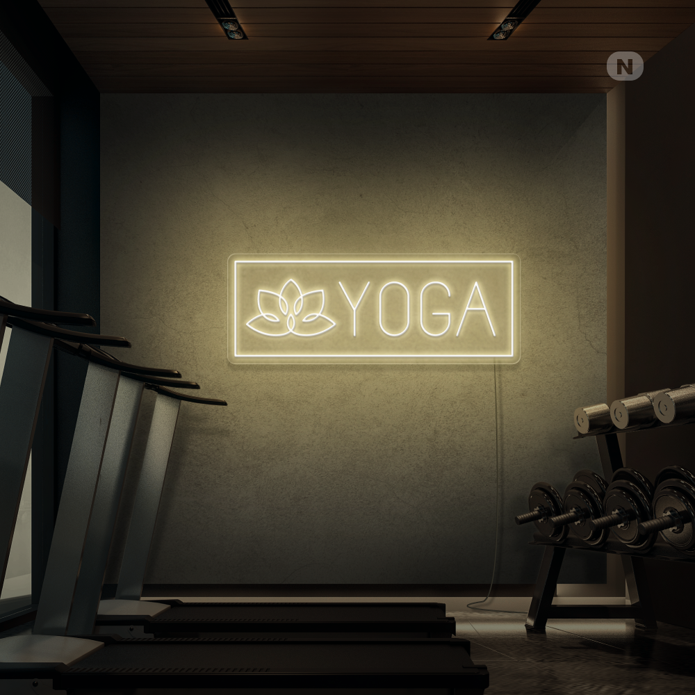 Neon Verlichting Yoga