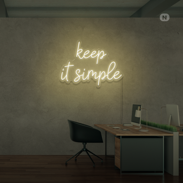 Neon Verlichting keep it simple