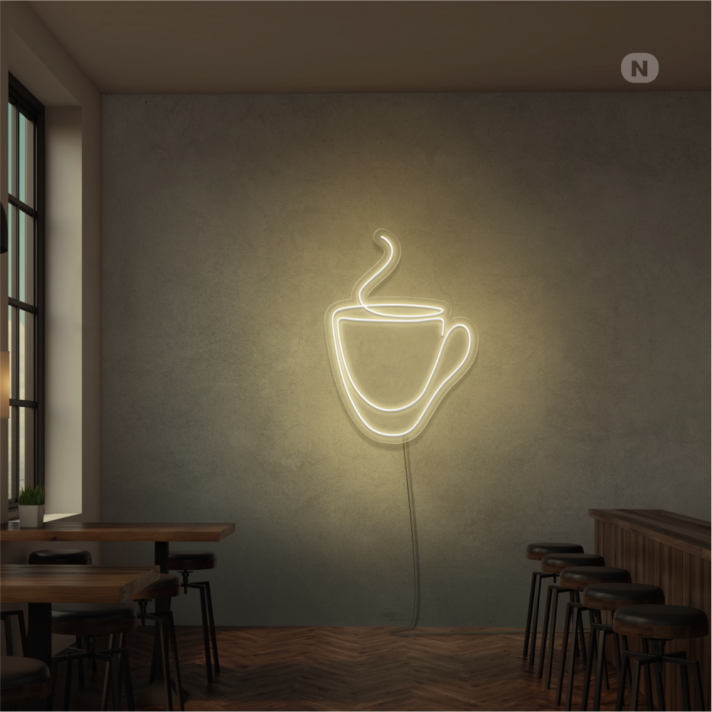 Neon Verlichting Koffiemok