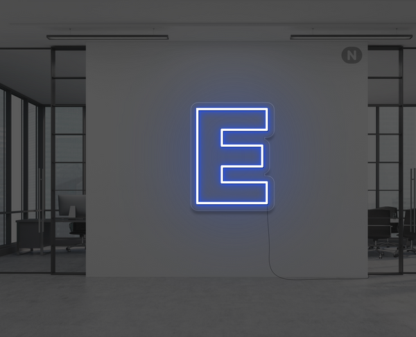 neon-letter-e-blauw