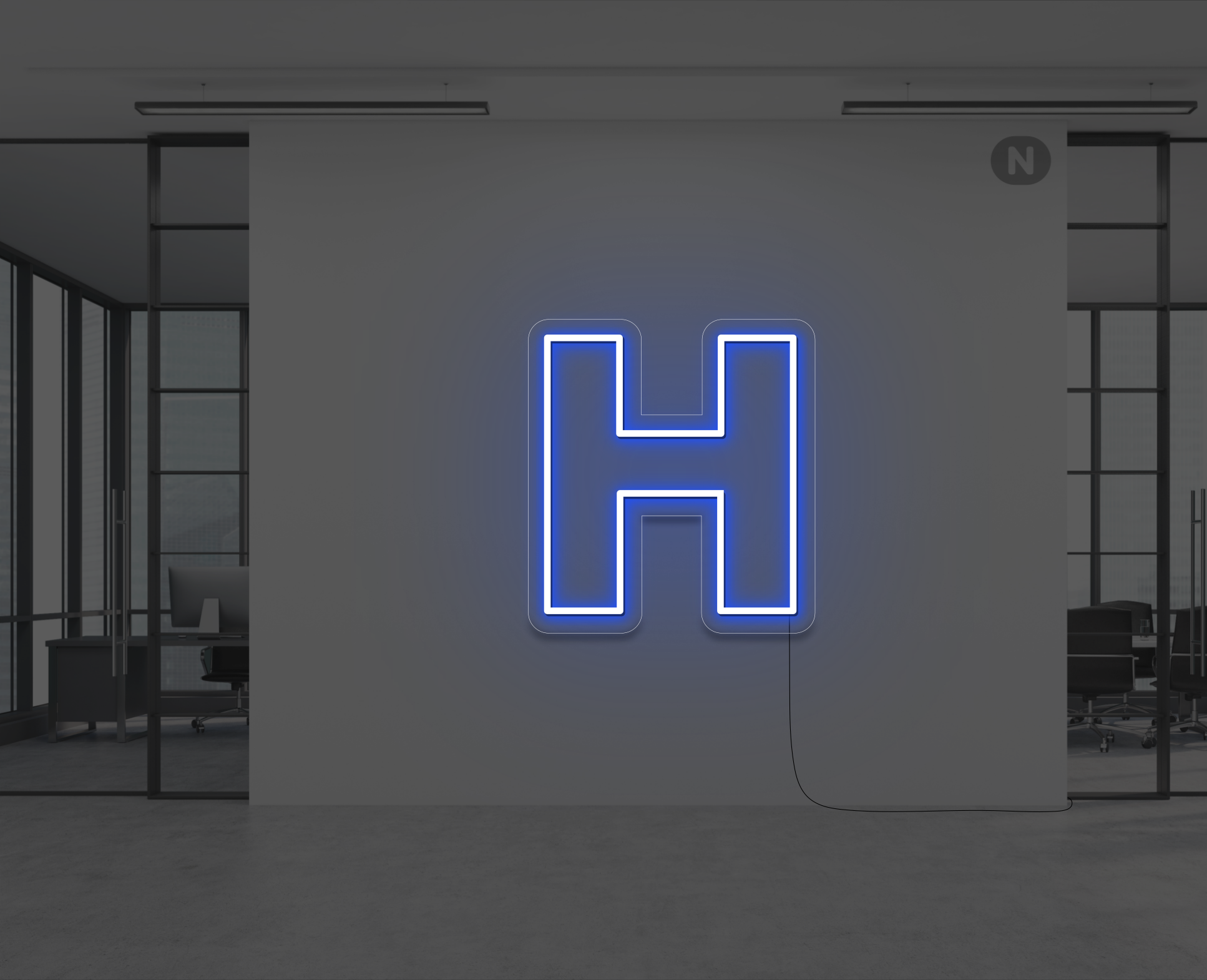 neon-letter-h-blauw