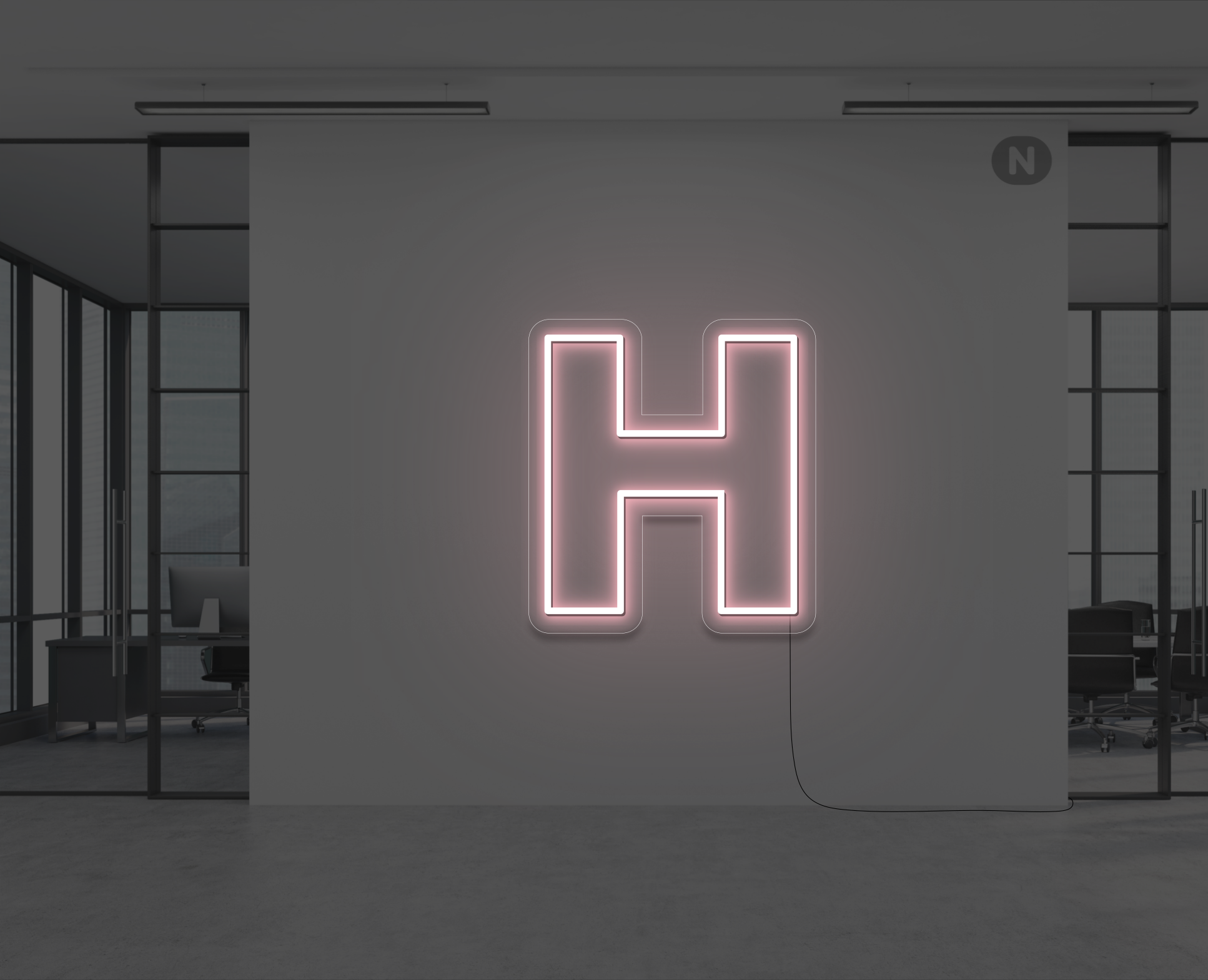 neon-letter-h-lichtroze