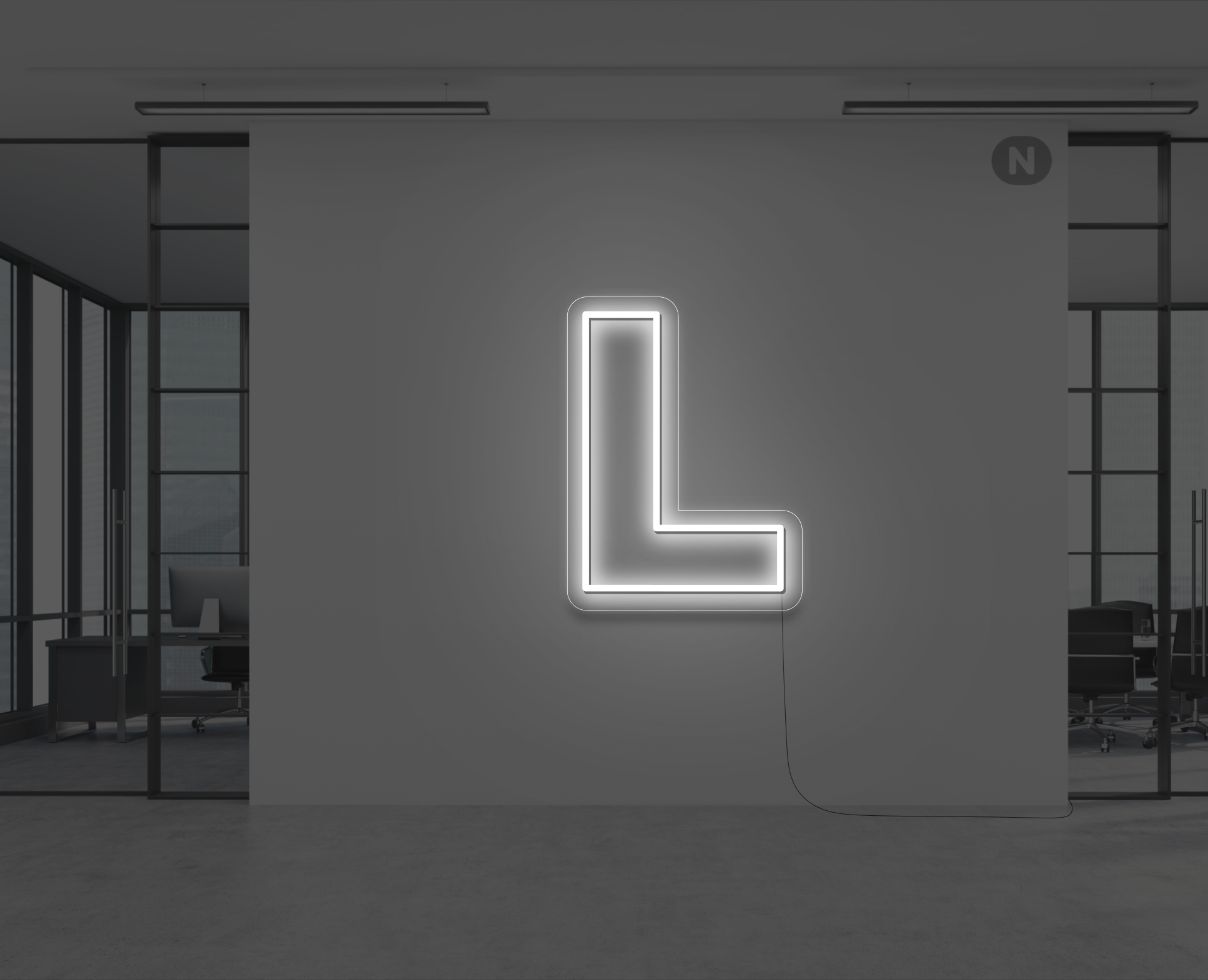 neon-letter-l-wit