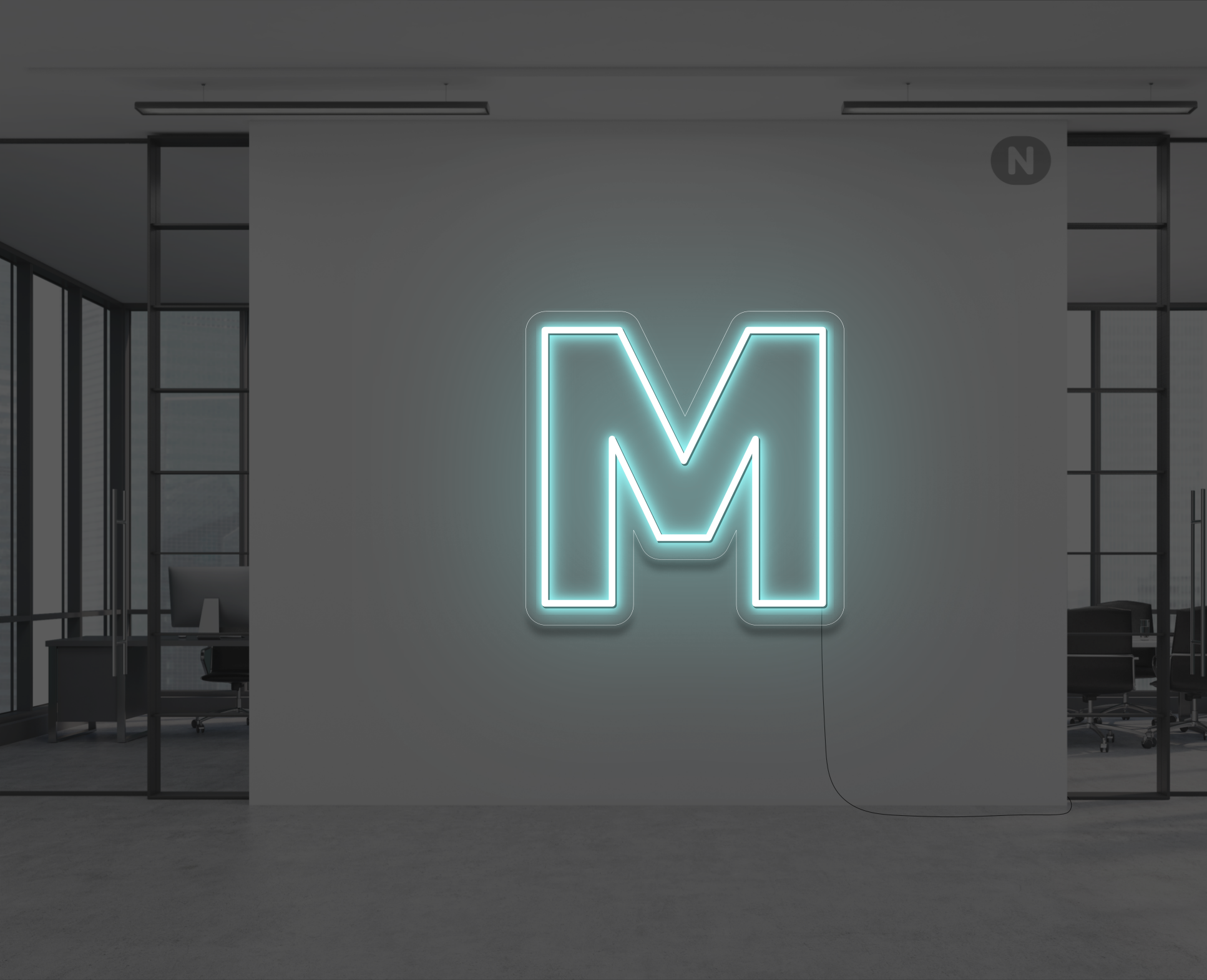 neon-letter-m-ijsblauw