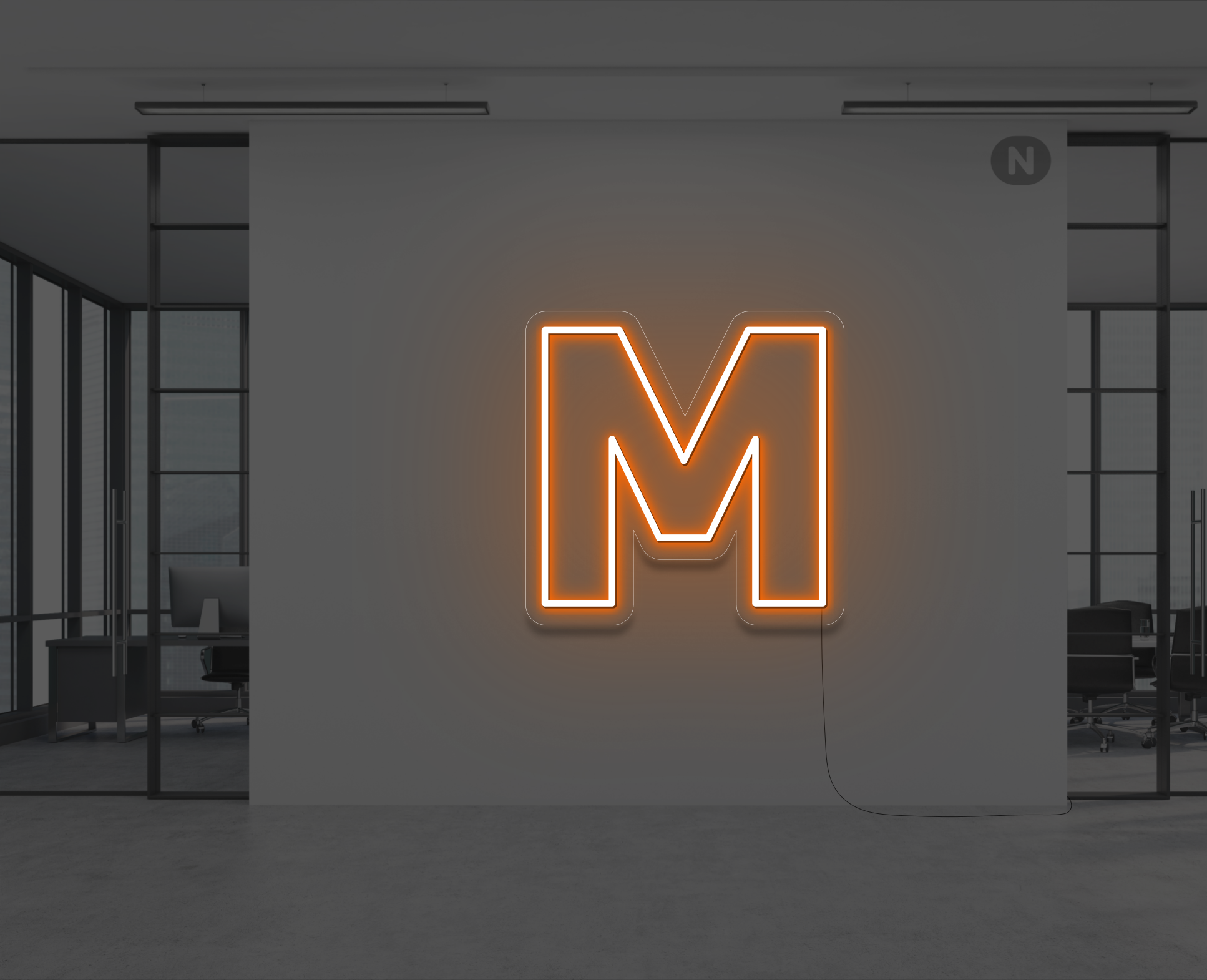 neon-letter-m-oranje