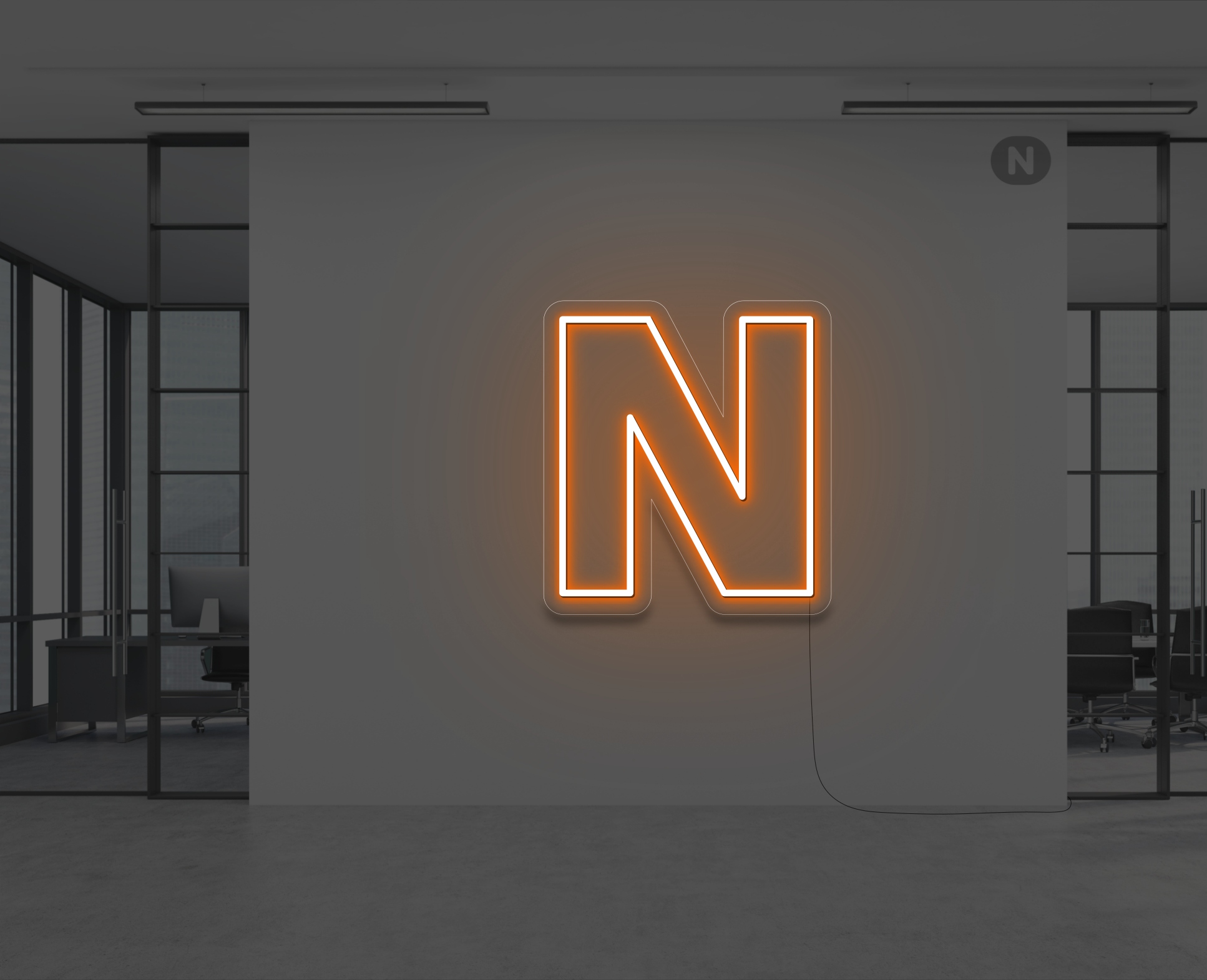 neon-letter-n-oranje