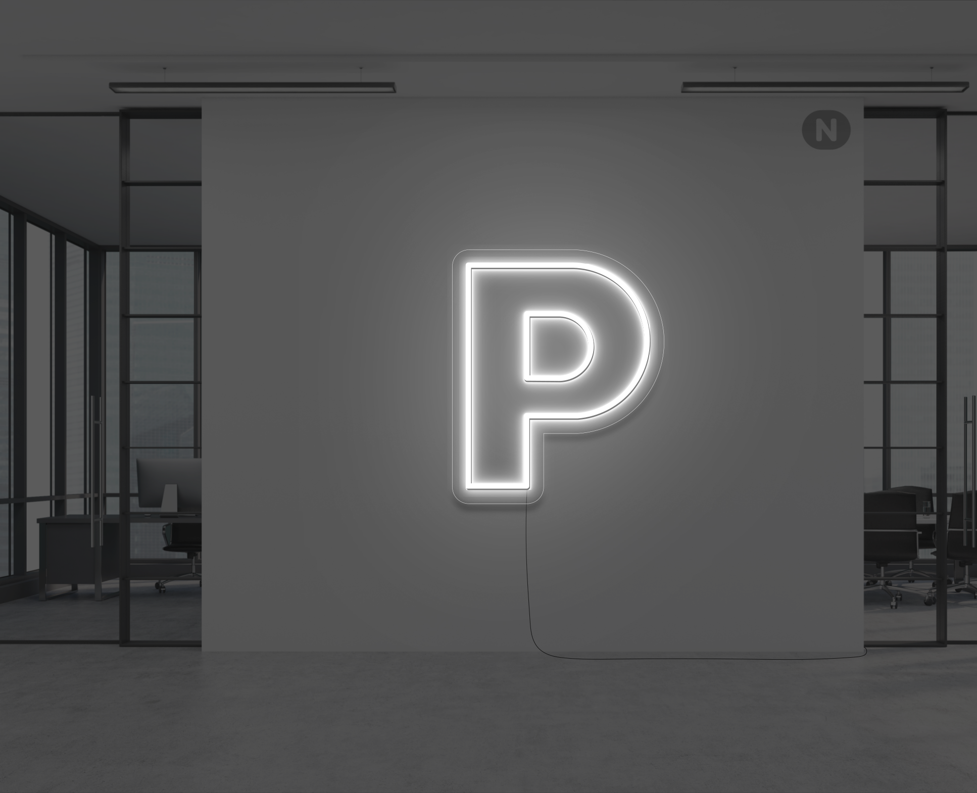 neon-letter-p-wit