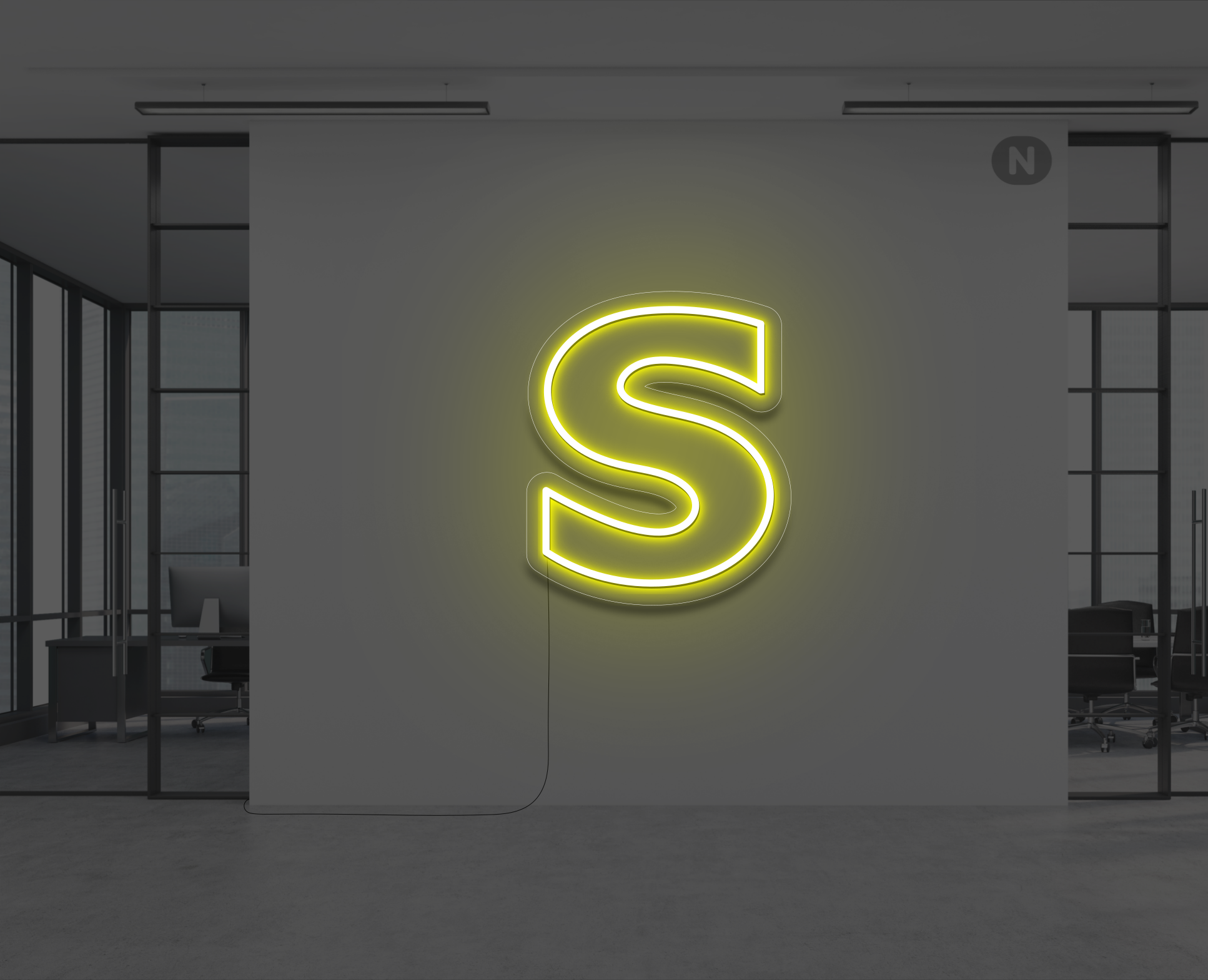 neon-letter-s-geel