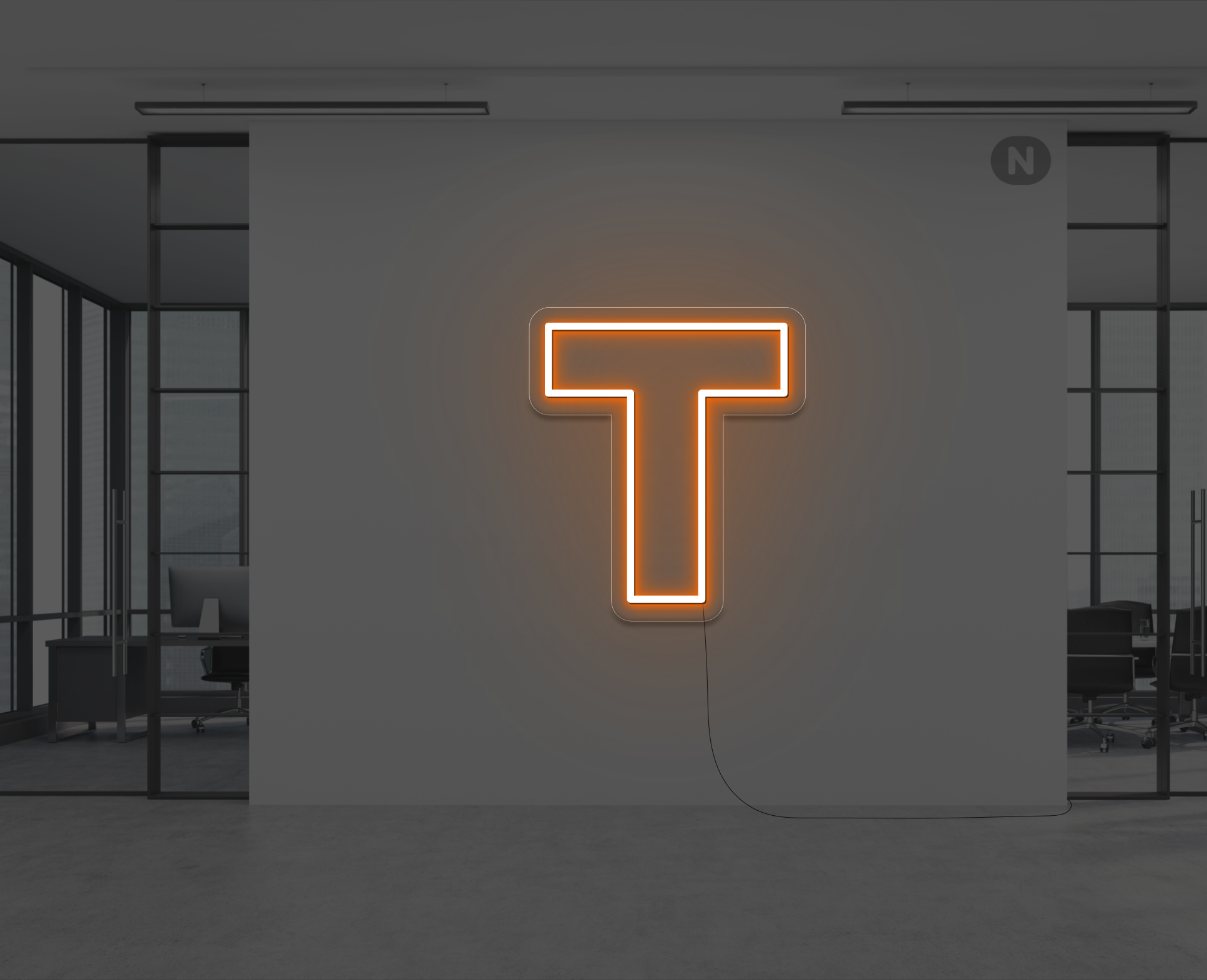 neon-letter-t-oranje