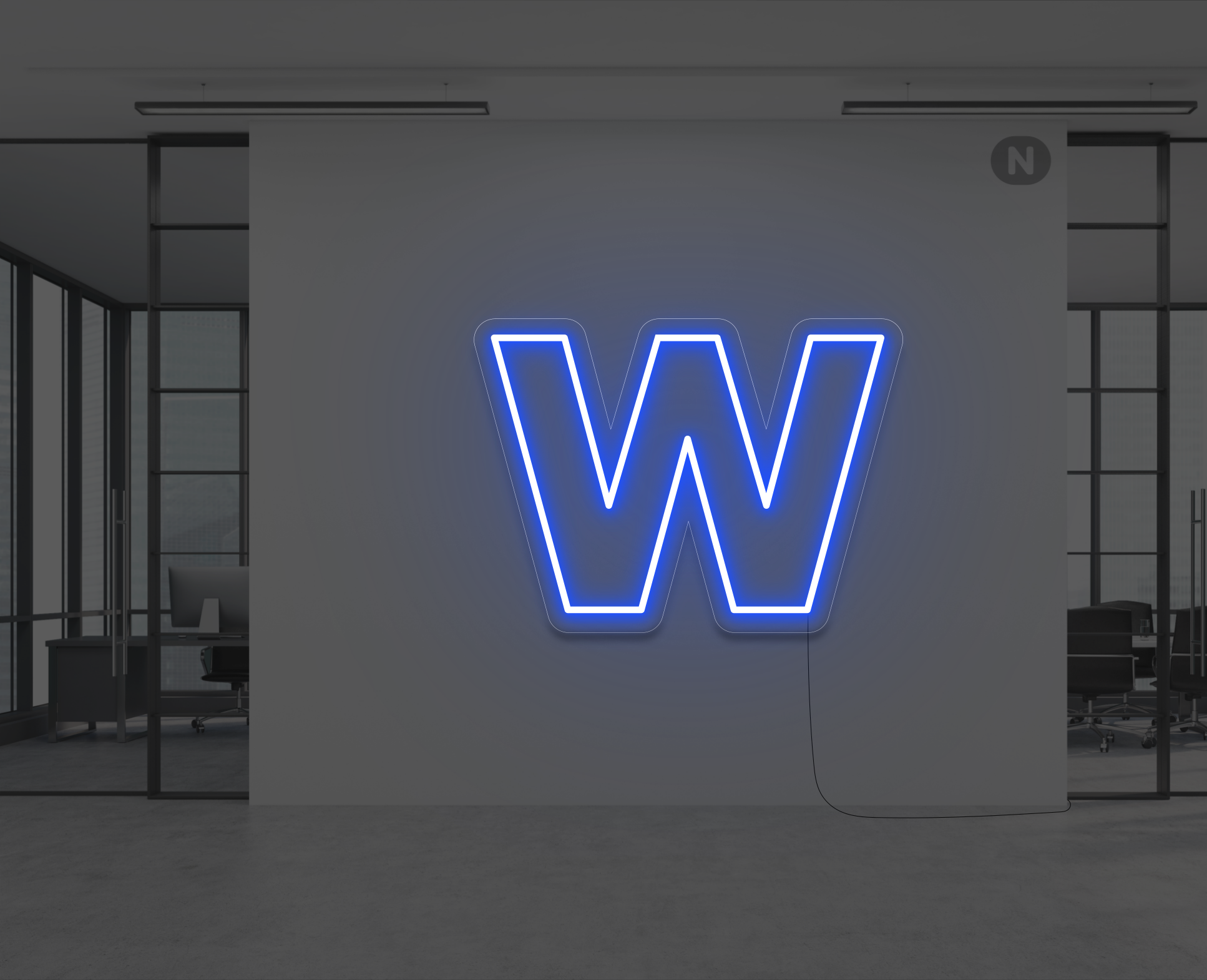 neon-letter-w-blauw