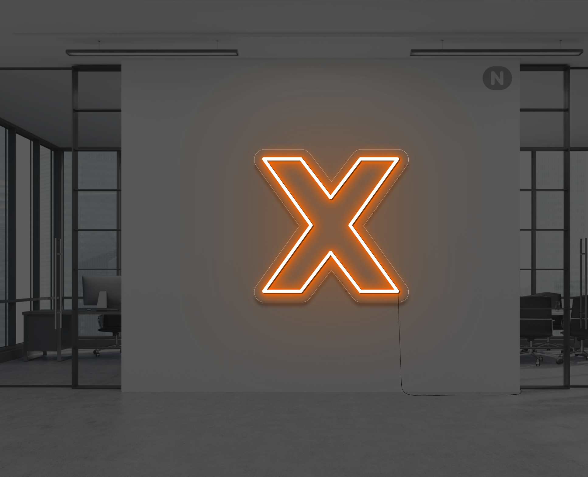 neon-letter-x-oranje