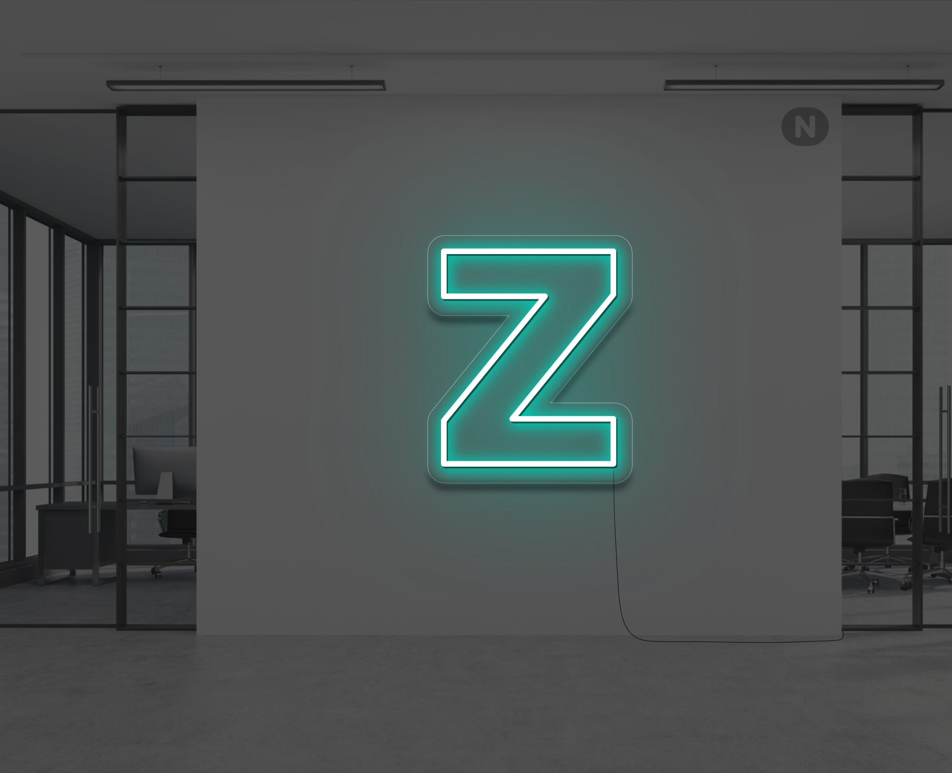 neon-letter-z-turquoise