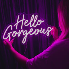 Neon Verlichting Hello Gorgeous