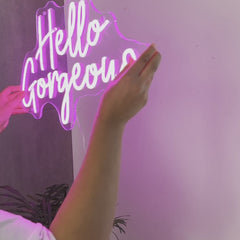 Neon Verlichting Hello Gorgeous