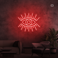 Neon Verlichting Artistiek Oog