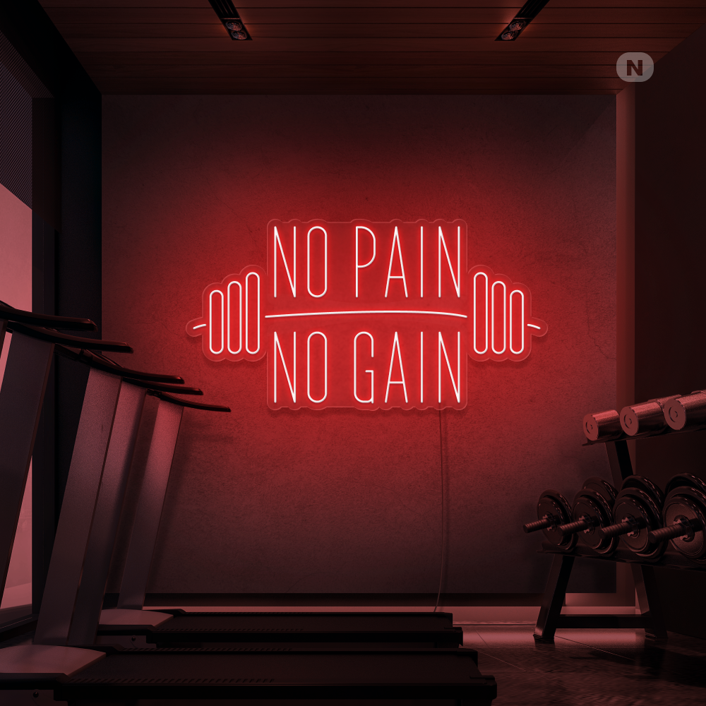 Neon Verlichting No Pain No Gain