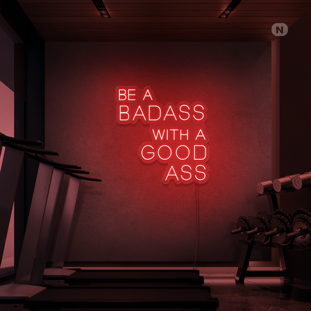 Neon Verlichting Gym Quote