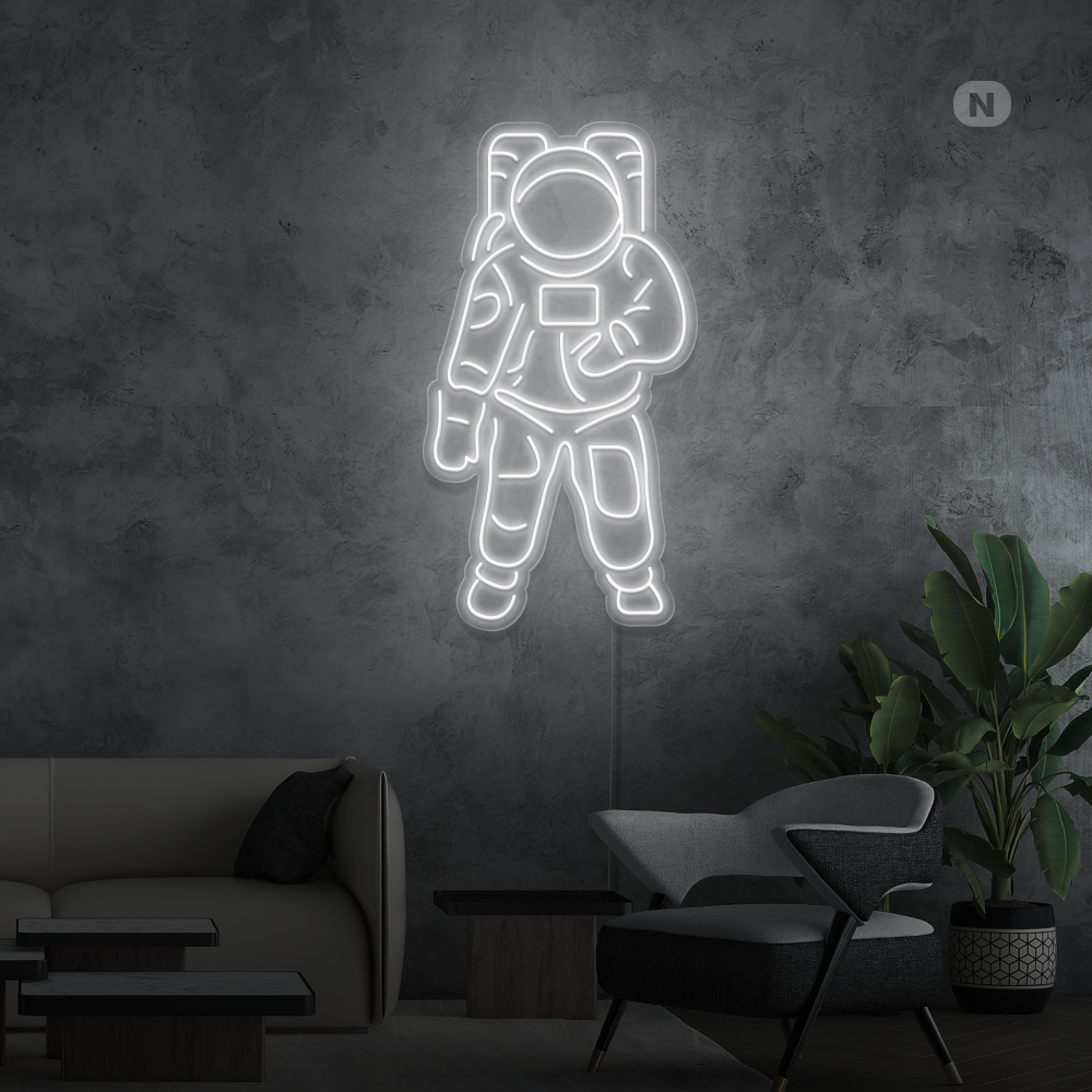 Neon Verlichting Astronaut