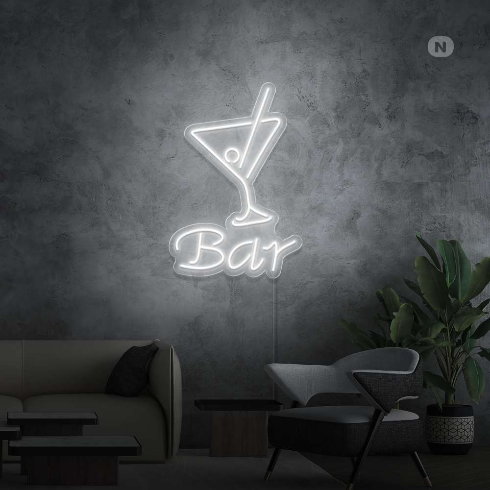 Neon Verlichting Cocktail Bar