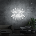 Neon Verlichting Artistiek Oog