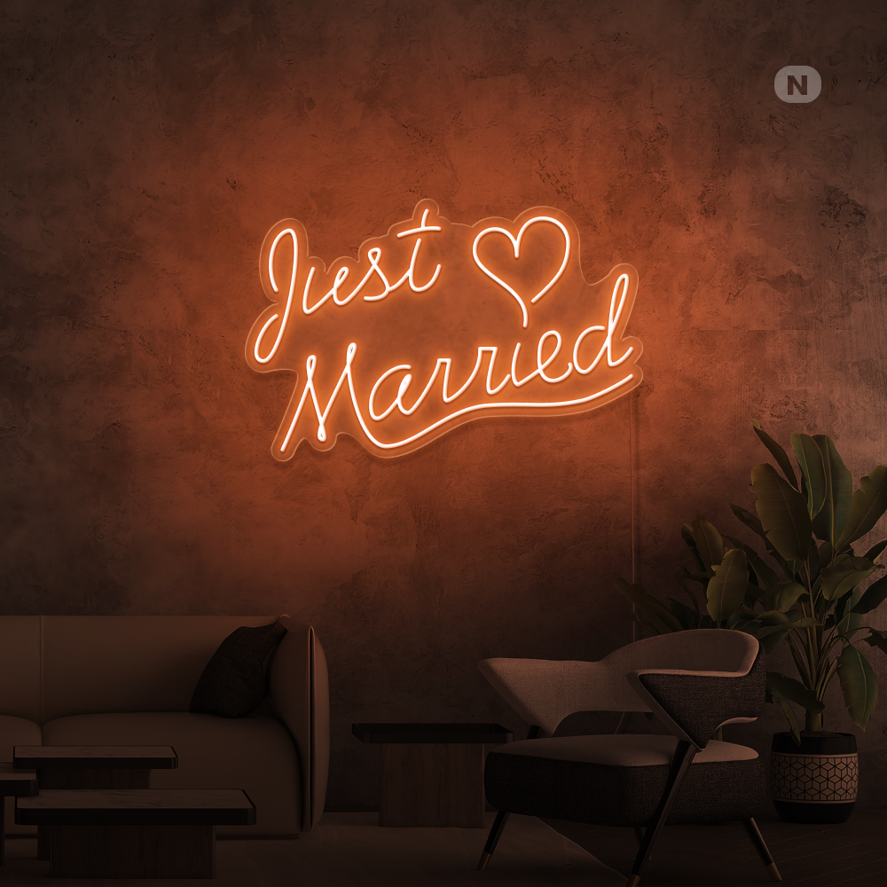 Neon Verlichting Just Married