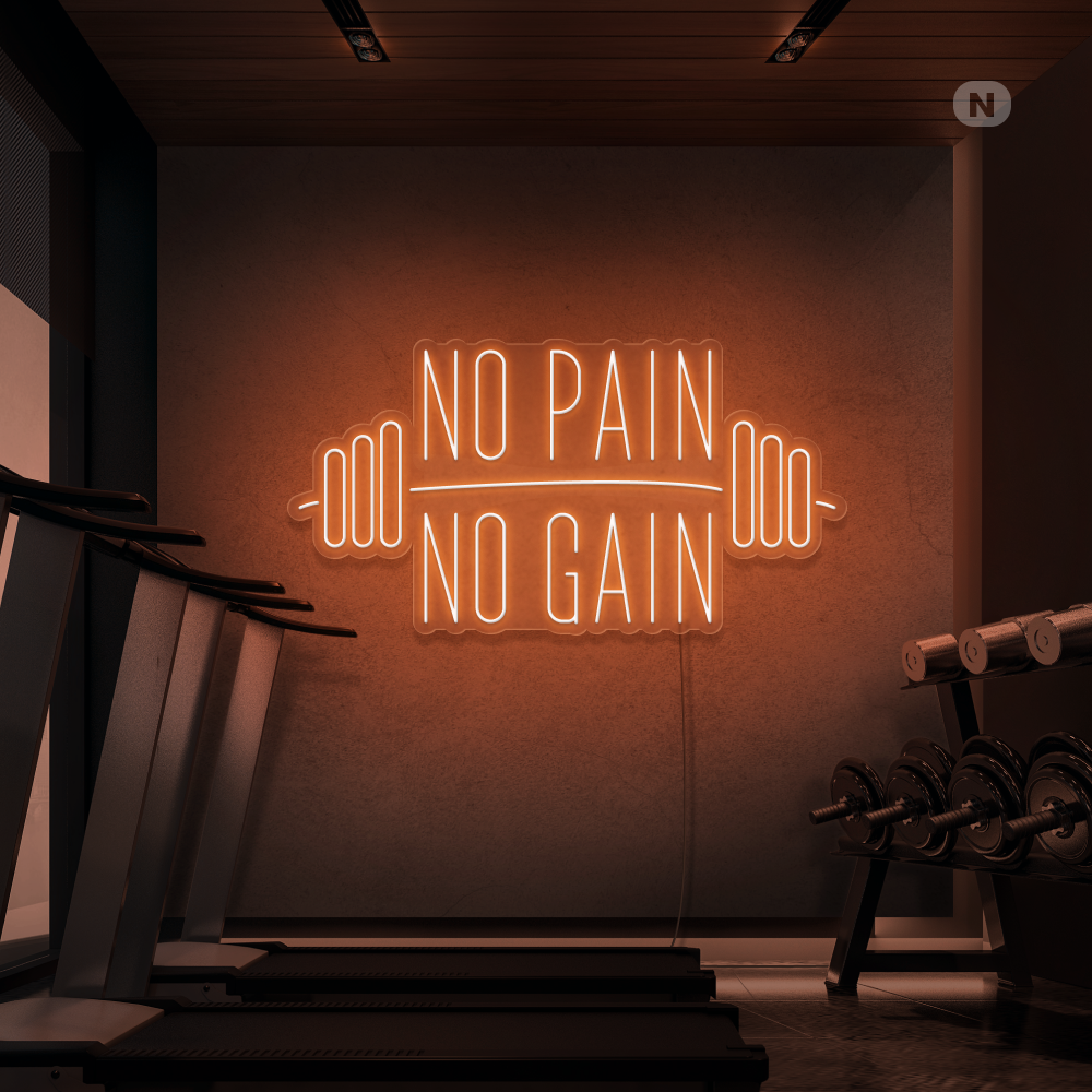 Neon Verlichting No Pain No Gain