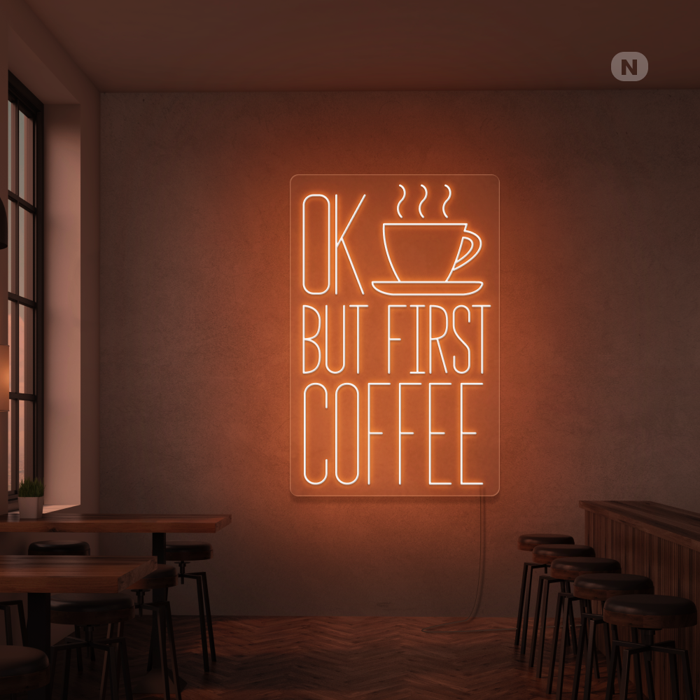 Neon Verlichting Koffie