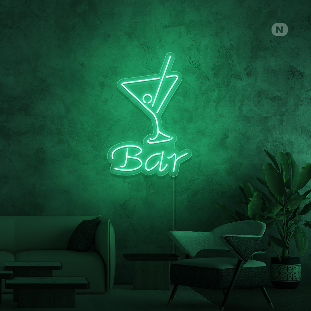 Neon Verlichting Cocktail Bar