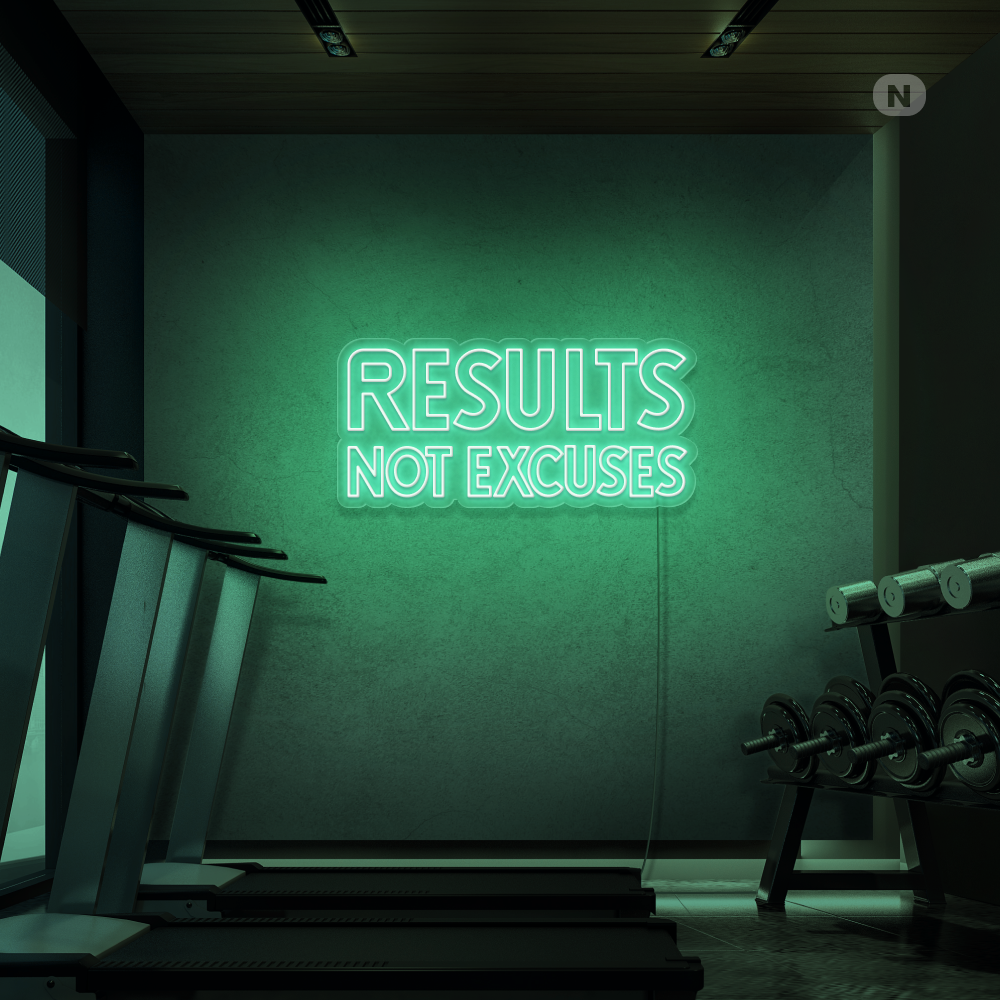 Neon Verlichting Results not excuses