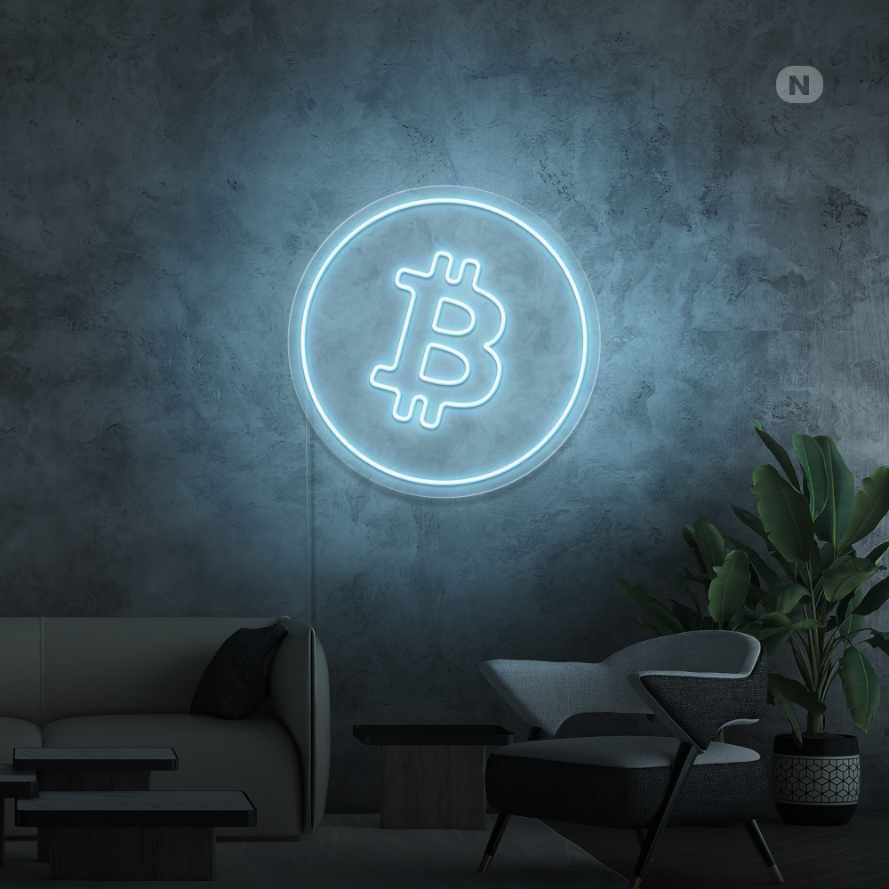 Neon Verlichting Bitcoin