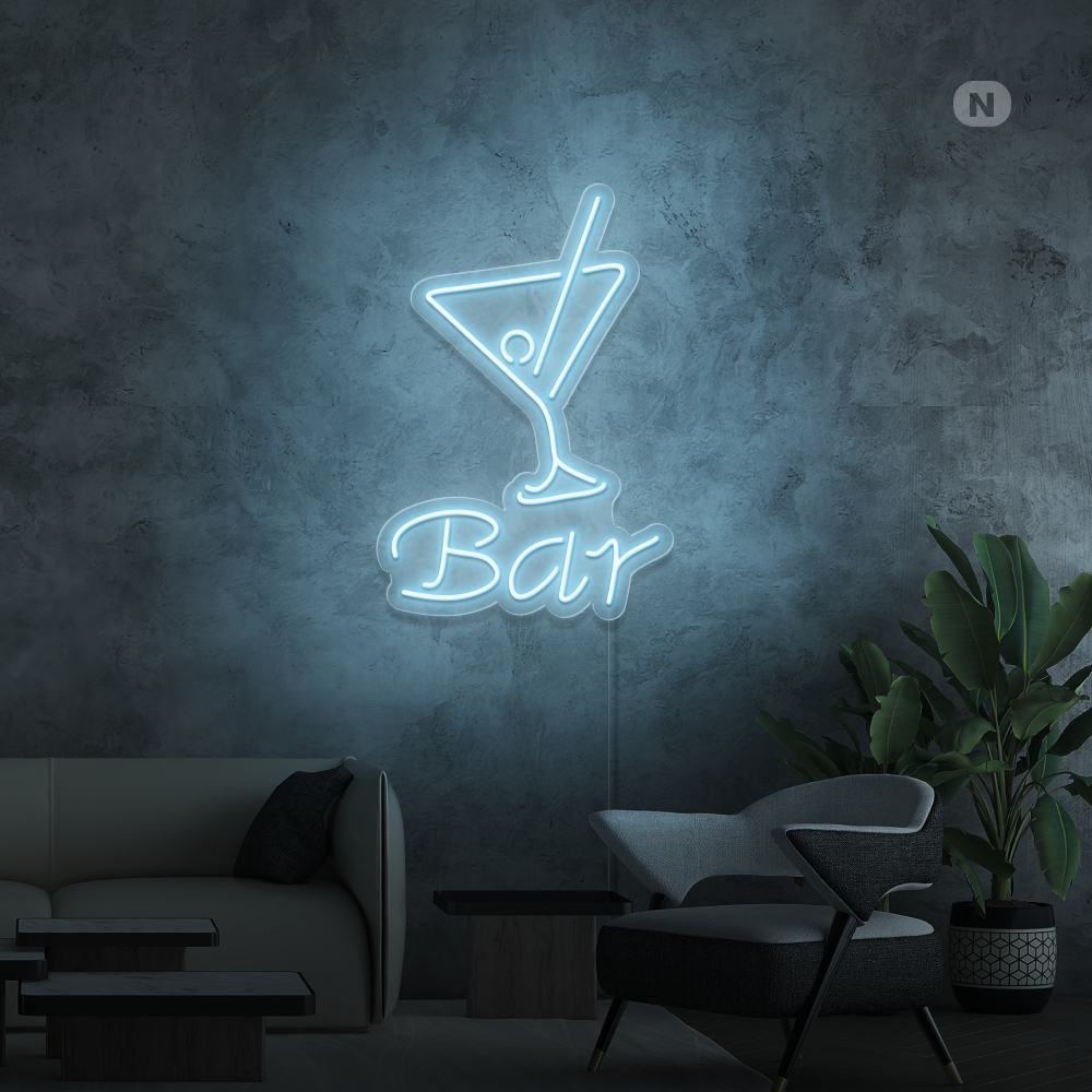 Neon Verlichting Cocktail Bar