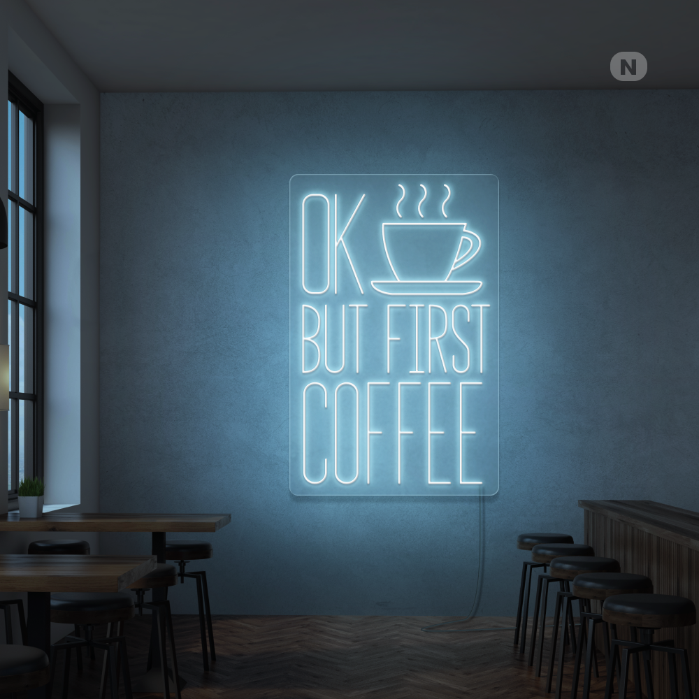 Neon Verlichting Koffie