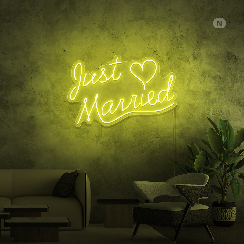 Neon Verlichting Just Married