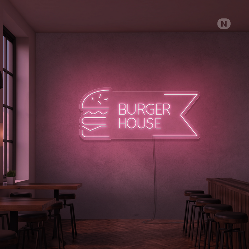 Neon Verlichting Burger House