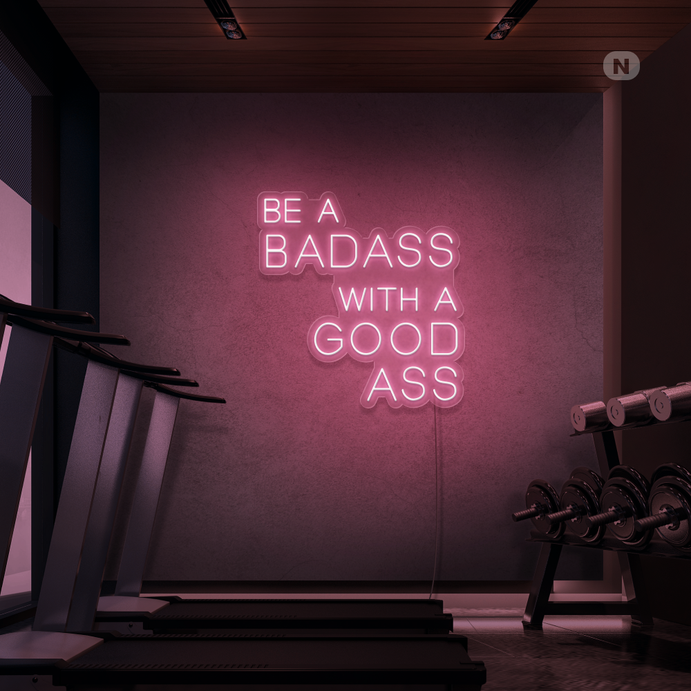 Neon Verlichting Gym Quote