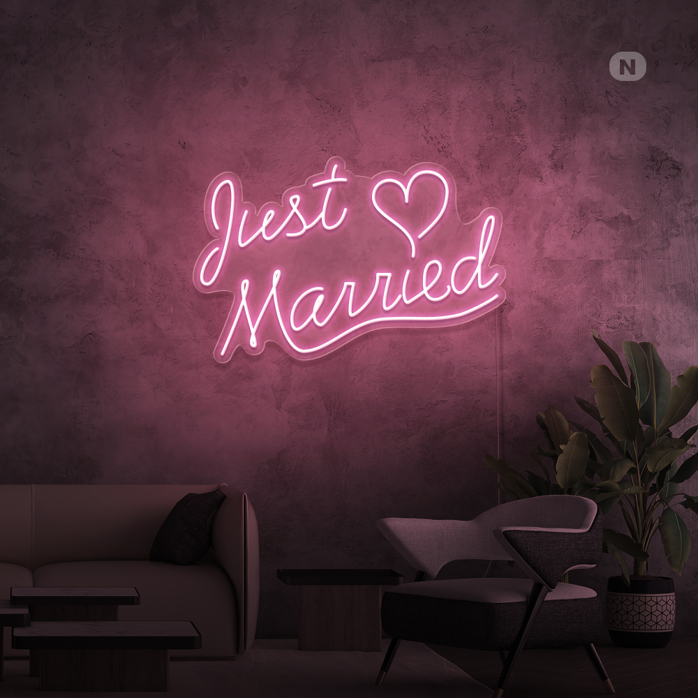 Neon Verlichting Just Married