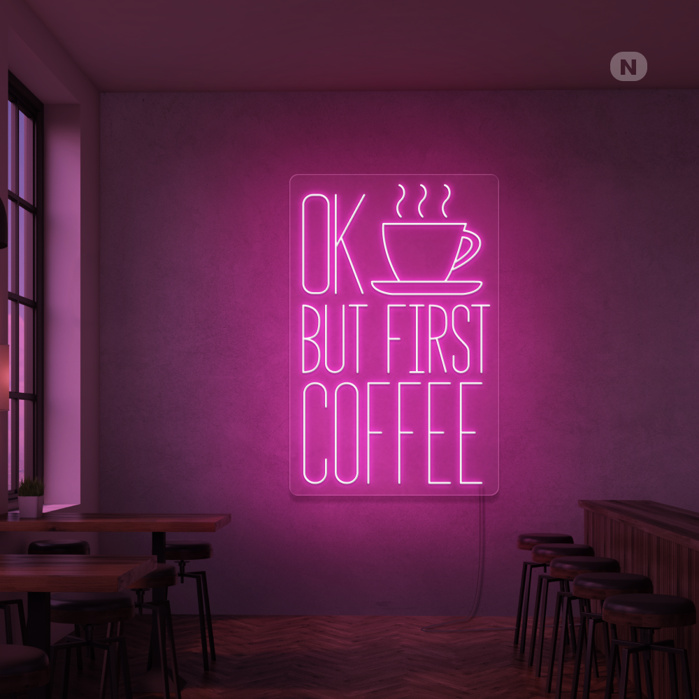 Neon Verlichting Koffie