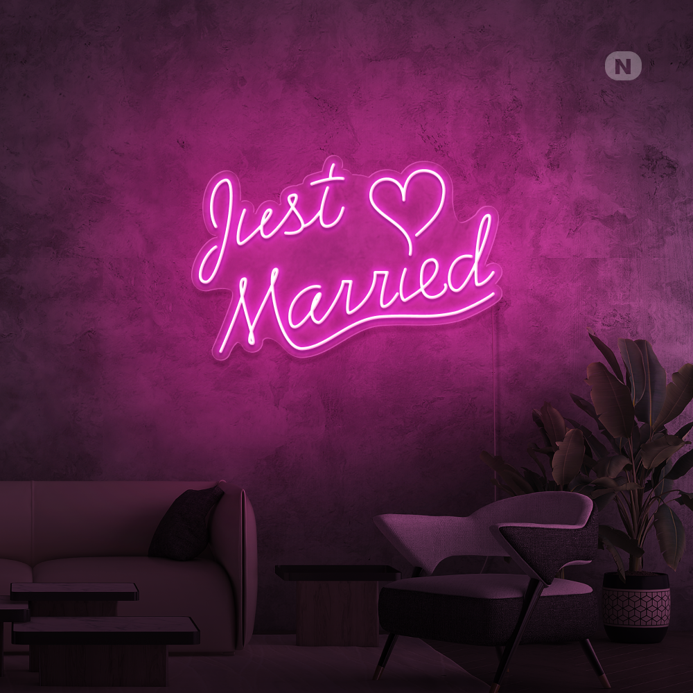 Neon Verlichting Just Married