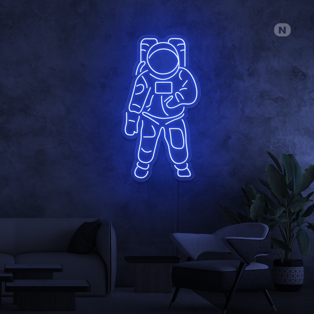 Neon Verlichting Astronaut