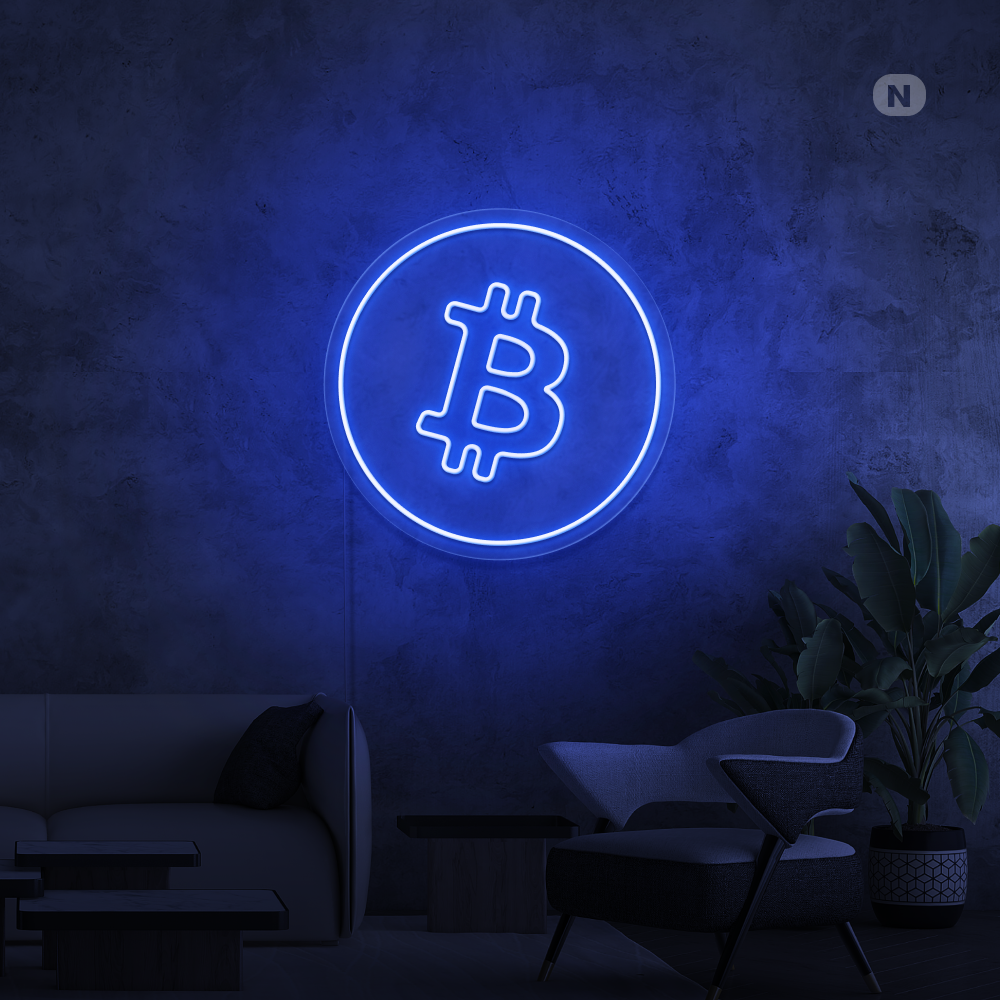 Neon Verlichting Bitcoin