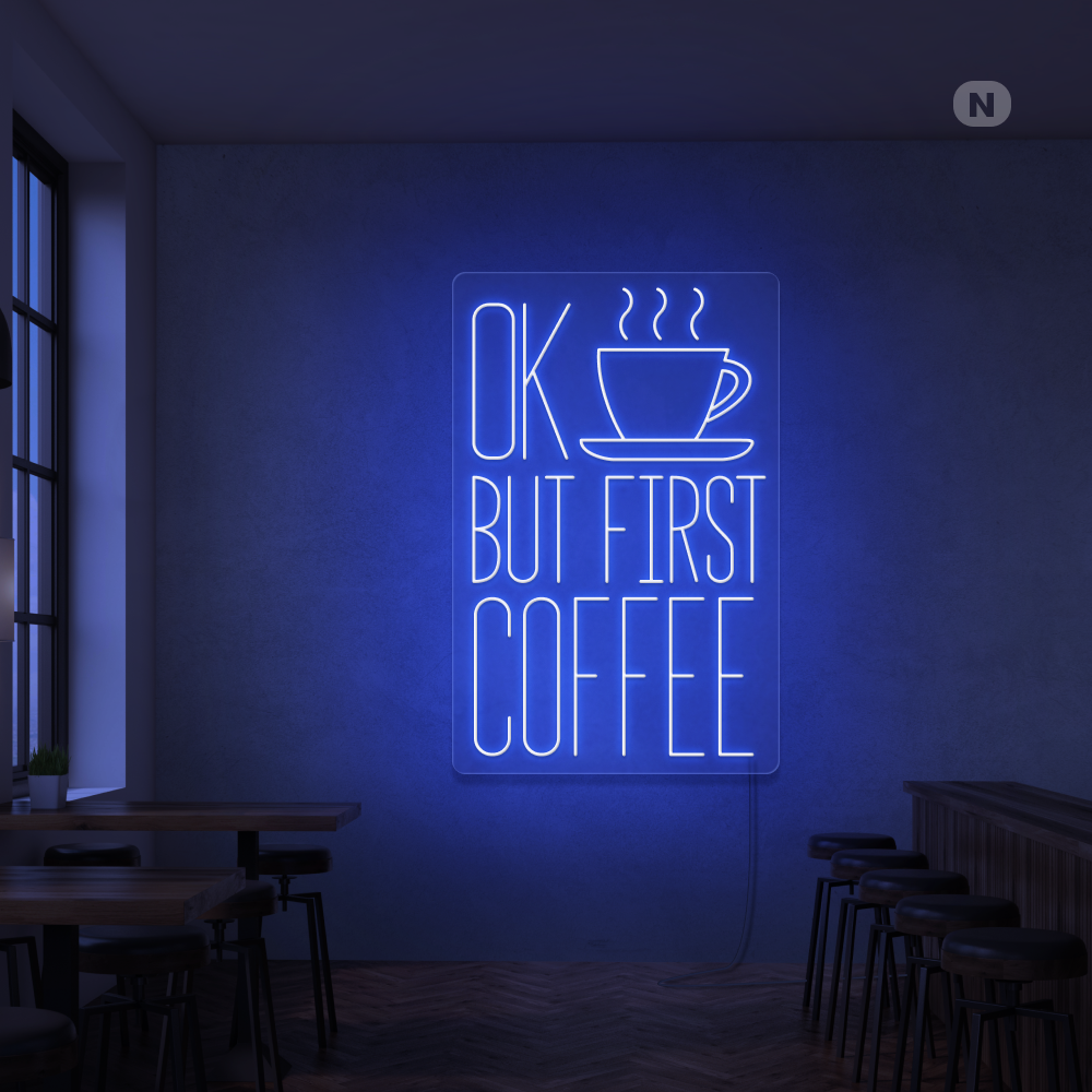 Neon Verlichting Koffie