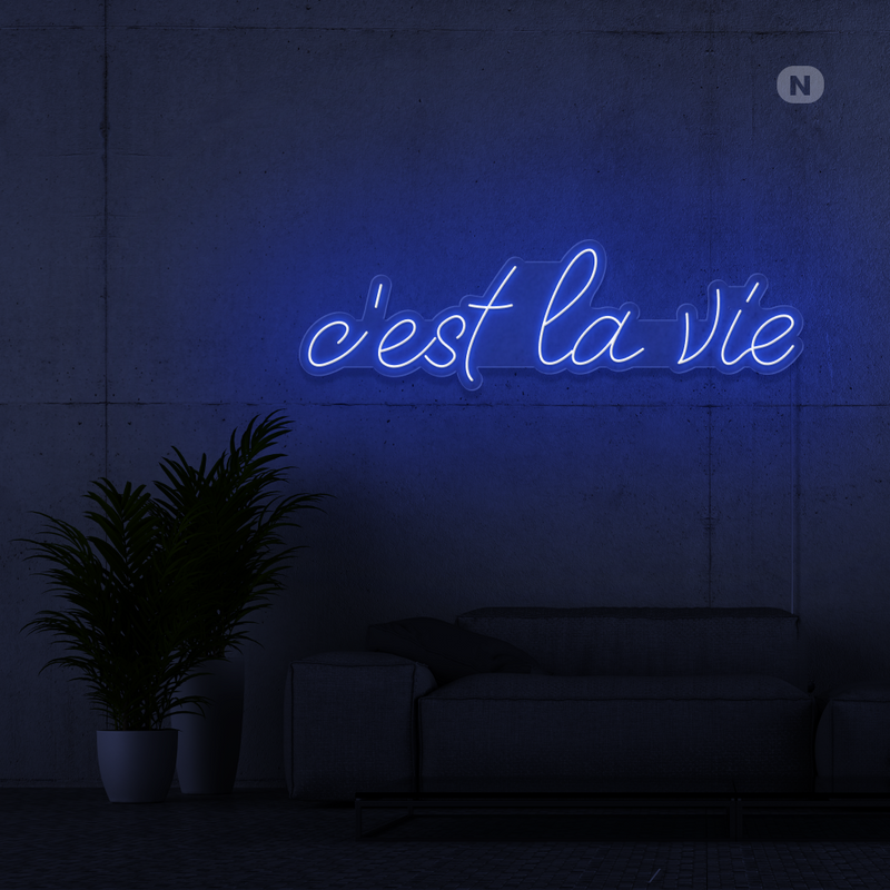 Neon Verlichting c'est la vie