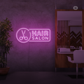 Neon Verlichting Hair Salon