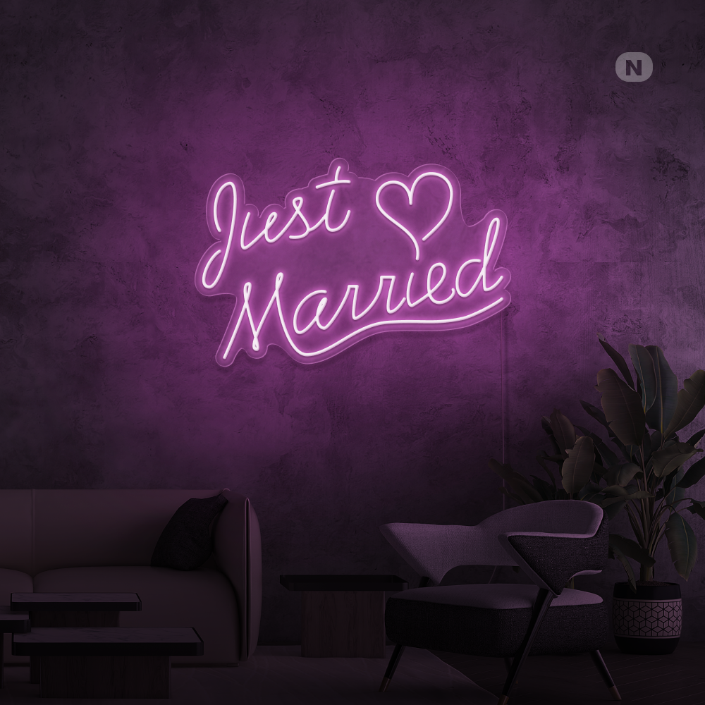 Neon Verlichting Just Married