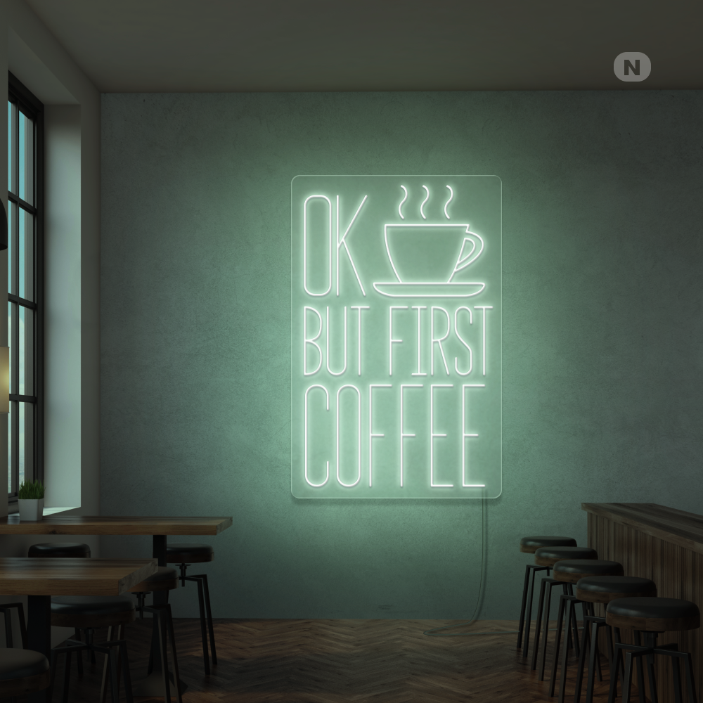 Neon Verlichting Koffie